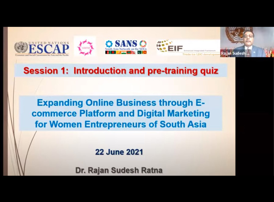 UNESCAP Wesellonline online training photo gallery